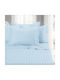 The Home Deco Factory Set Față de Pernă cu plic de acoperire Albastru 70x70cm.
