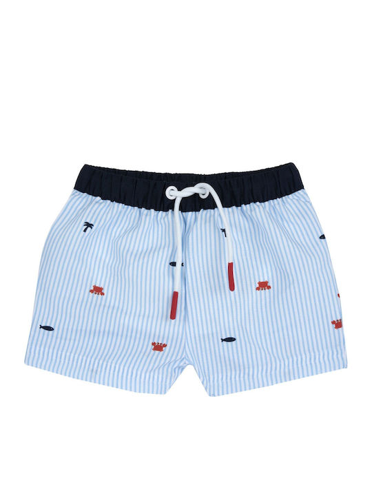 Chicco Детски Бански Къси панталони за плуване Light Blue, White