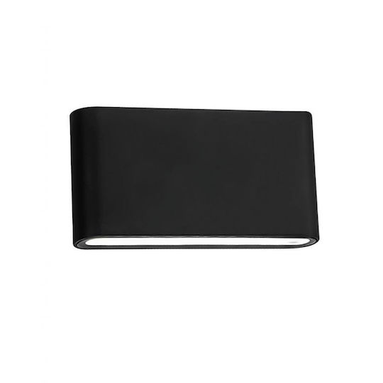 Heronia HER-10 Επιτοίχια Χελώνα Εξωτερική LED IP44 12W με Θερμό Λευκό Φως 17.5x9εκ.