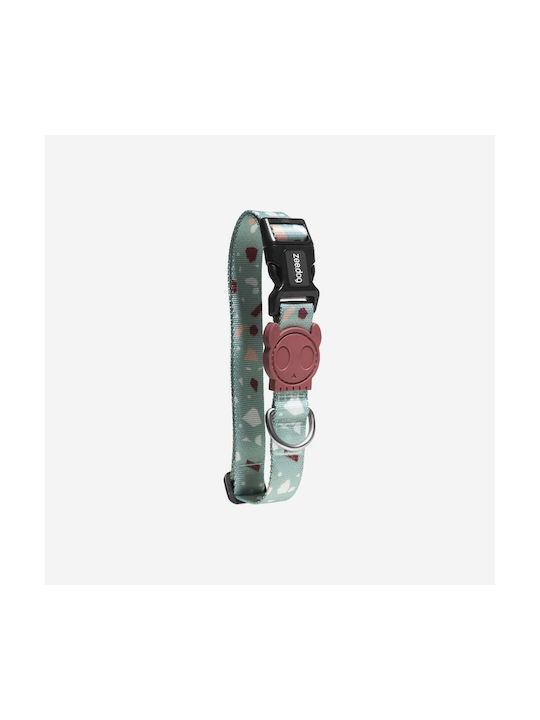Περιλαιμιο Σκυλων Zeedog Collar Terrazo Πρασινο L 40-65cmχ2,5cm