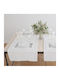 Kotonia Home Față de masă Din Bumbac Set Alb 45x145cm
