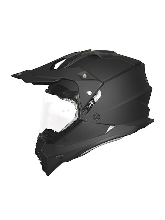 Yohe 632A SV Black Matt Κράνος Μηχανής On-Off ECE 22.06 με Sunvisor