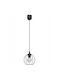 Luminex Pendant Lamp Hanging Κρεμαστό Φωτιστικό Μαύρο με Ντουί E27