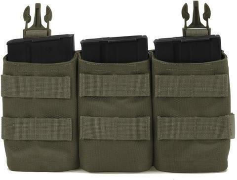 Elmon Αε Pc Triple Mag Front Placard G3 Gen Iii Προηγμένη Θήκη Încărcătoare Ranger Verde