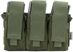 Elmon Air Triple Loader Holster Compatible Molle Olive Green