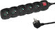 Esperanza Power Strip with Surge Protection 5 Positions with Switch and Cable 5m