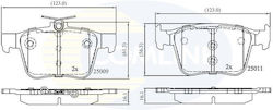 Комплект Задни Дискови Спирачки Audi Cbp02157