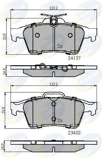 Σετ Δισκοφρενα Οπισθ Ford-opel-mazda-renault Cbp01599