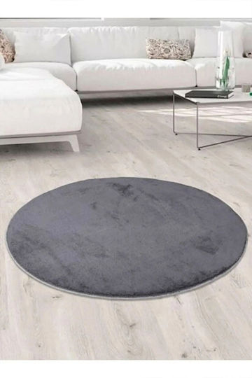 Conceptum Hypnose Χαλί Στρογγυλό Dark Grey Φ80cm