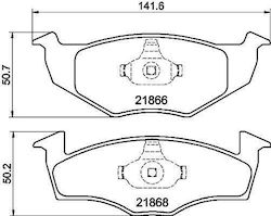 Накладки Polo 95 Pagid 6n0-698-151-pag