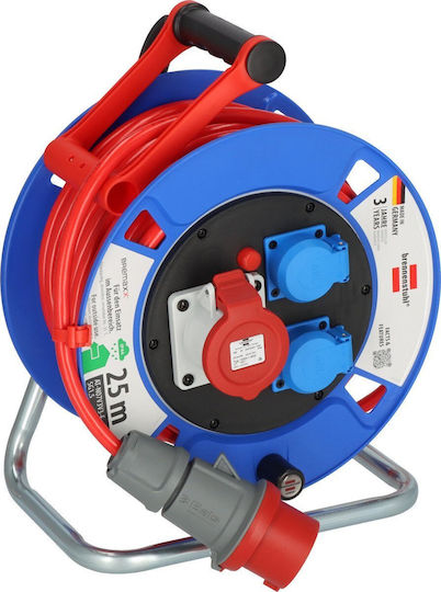 Brennenstuhl Extension Reel Cord 25m Blue