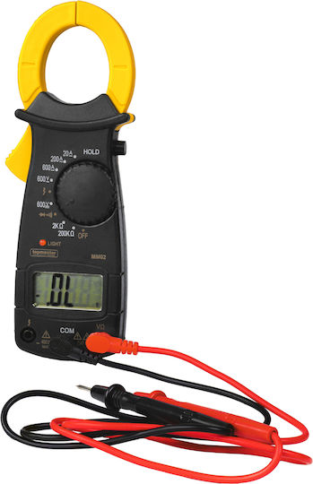 Topmaster Αμπεροτσιμπίδα Ψηφιακή 600A AC 279917 με Ακροδέκτες