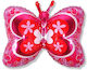 Balloon Pink Little flowers fuchsia