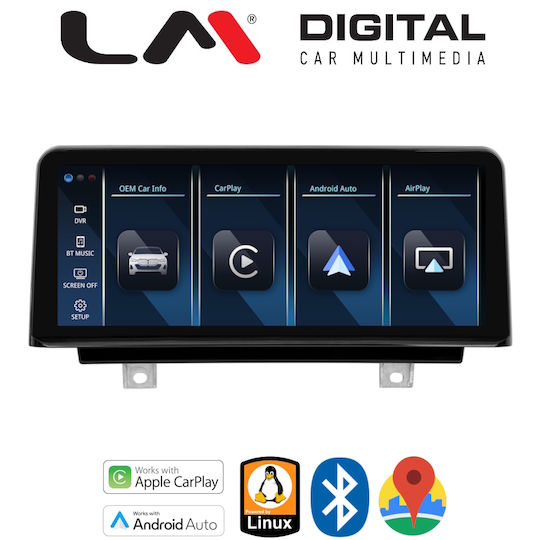 LM Digital Car Audio System for BMW Series 3 / F30 / Series 4 (F32) 2019 (Bluetooth/USB/WiFi/GPS/Apple-Carplay/Android-Auto)