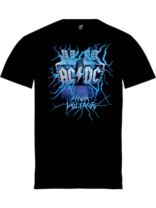 Pegasus Company Black Blouse Ac Dc Voltage Print