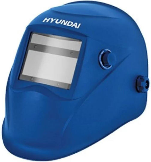 Hyundai Welding Helmet with Optical Field 9x9mm Black
