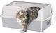 Pawhut Cat Basin Gray L60 x W40 x H28cm