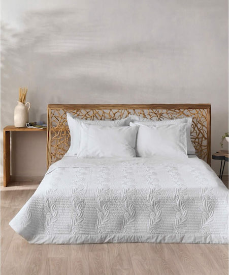 Kentia Aslan Σετ Κουβερλί Υπέρδιπλο Βαμβακερό Aslan 230x250cm 3τμχ