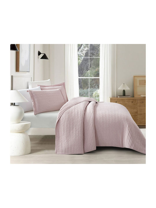 Liolios Home Покривало King Size Прашна роза 260x240см