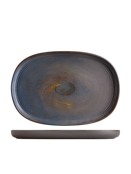 Ionia Servierplatte Oval Keramik Gray 33x23cm 1Stück