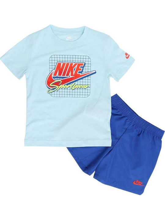 Nike Set pentru copii cu șorturi Vară 2buc Royal
