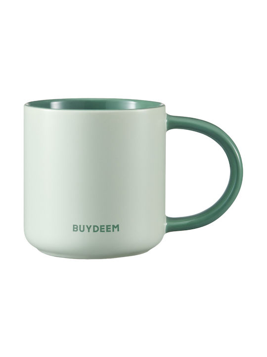 Buydeem Mug Ceramic Green 300ml