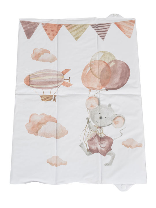 Cangaroo Portable Changing Pad made of Plastic Wild And Free Mouse 40x60cm