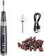 Vevor Nail Drill Battery 10W Black with 30000 Rotations per Minute