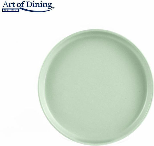 Heinner Yvonne Plate Desert Ceramic Green with Diameter 20cm 6pcs