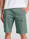 Men's Cargo Shorts Regular Fit Green