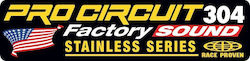 Pro Circuit Motorrad-Aufkleber Exhaust Dcfs304