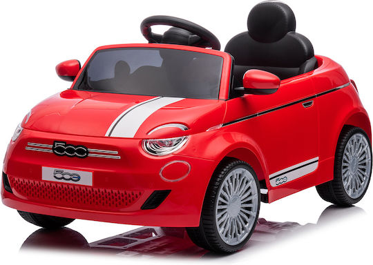 Fiat 500 Μονοθέσιο με Τηλεκοντρόλ 12 Volt Κόκκινο