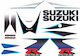 Full Stickers Set 20pcs Custom Suzuki Gsx-r 1000 Blue White 2006 K6