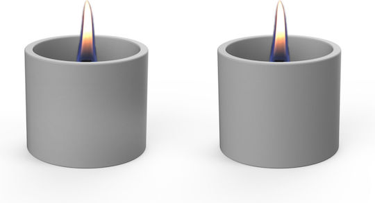 Tenderflame Επιτραπέζιο Τζάκι Βιοαιθανόλης Εσωτερικού Χώρου Γκρι