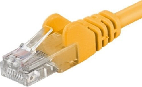 PremiumCord U/UTP Cat.5e (Gigabit) Καλώδιο Δικτύου Ethernet 15m Κίτρινο
