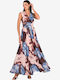 Summer Maxi Dress for Wedding - Christening Brown