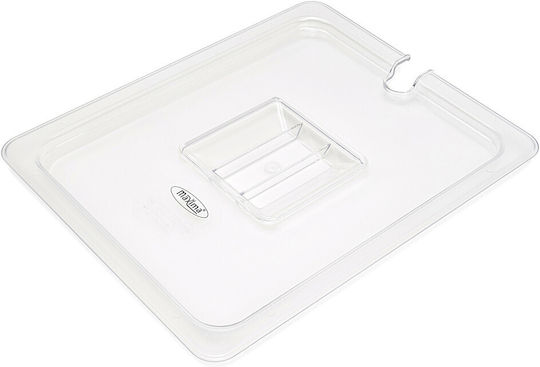Gastronorm Lids 1/2 GN Polycarbonate Recess
