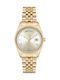 Ferro Men's Watch Battery with Gold Metal Bracelet