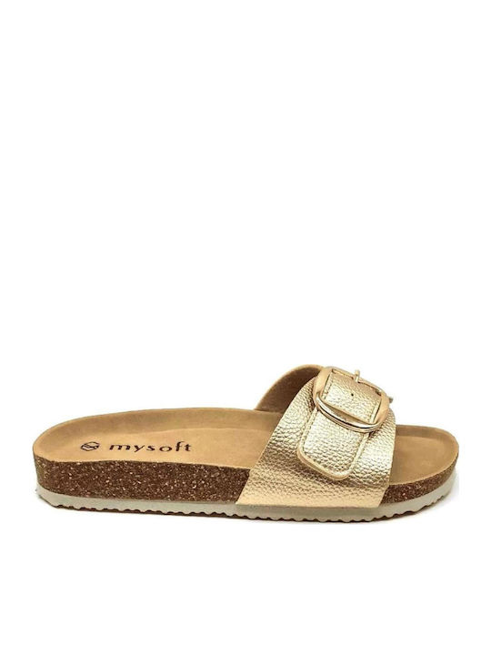 Sandale Casual Damă Anatomice Aurii