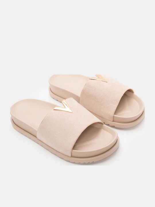 Luigi Sandale Casual Damă Flatforme Bej