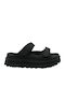 Women's Flat Sandals Anatomic Flatforms in Black Color