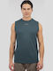 T-shirt Πετρόλ