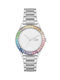 Lacoste Women's Watch Chronograph Battery with Silver Metal Bracelet