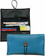 Simona Tobacco Pouch With Snap Closure Turquoise