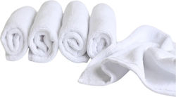 Kotonia Home Satz Babyhandtücher 5 Stück Weiß Gewicht 600gr/m²