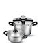 Izzy Gourmet Set Quattro Pressure Cooker 9lt and 5lt 213181