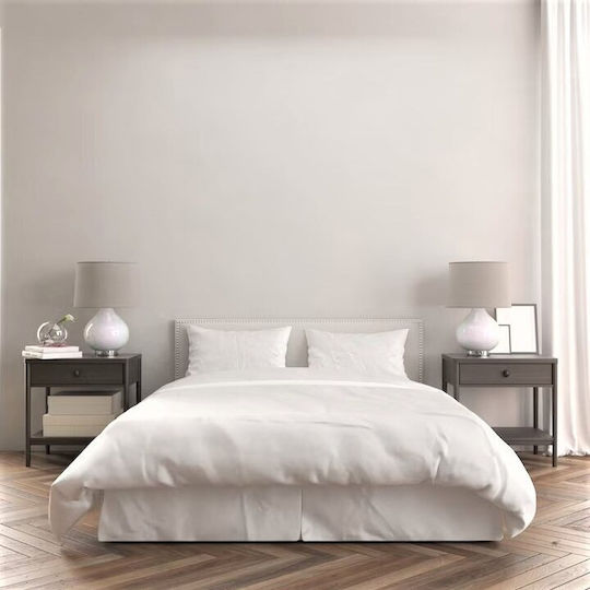 Kotonia Home Pătură de Hotel Alb Dublu 200x220cm Bumbac 1buc