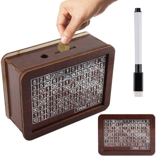 Wooden Money Box Case Marker Diy Oem