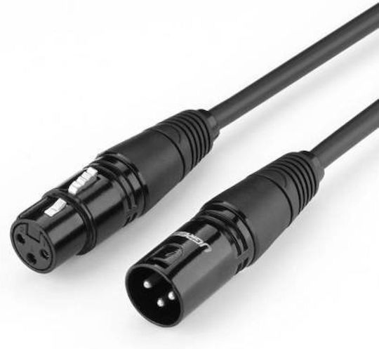 Ugreen Av130 Cable XLR female - XLR male Μαύρο 3m 66718