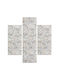 Decostar Gen Des-s Modern Bedroom Rugs Set Gray DE172176 3pcs